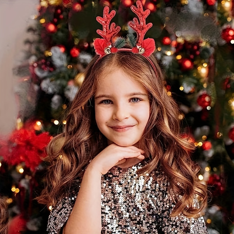 Bandeau lumineux en bois mignon avec bande de tête de lumière LED pour  enfants Aldult décorations de Noël bandeau de cheveux Accessoires de  cheveux de haute qualité