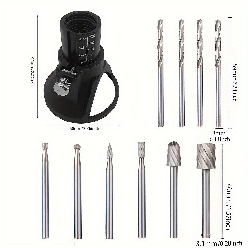 Kit de herramientas de grabado, amoladora eléctrica pequeña y ligera, 5 W,  fácil de operar, cabezal de carga USB, diámetro de 0.093 in para tallar