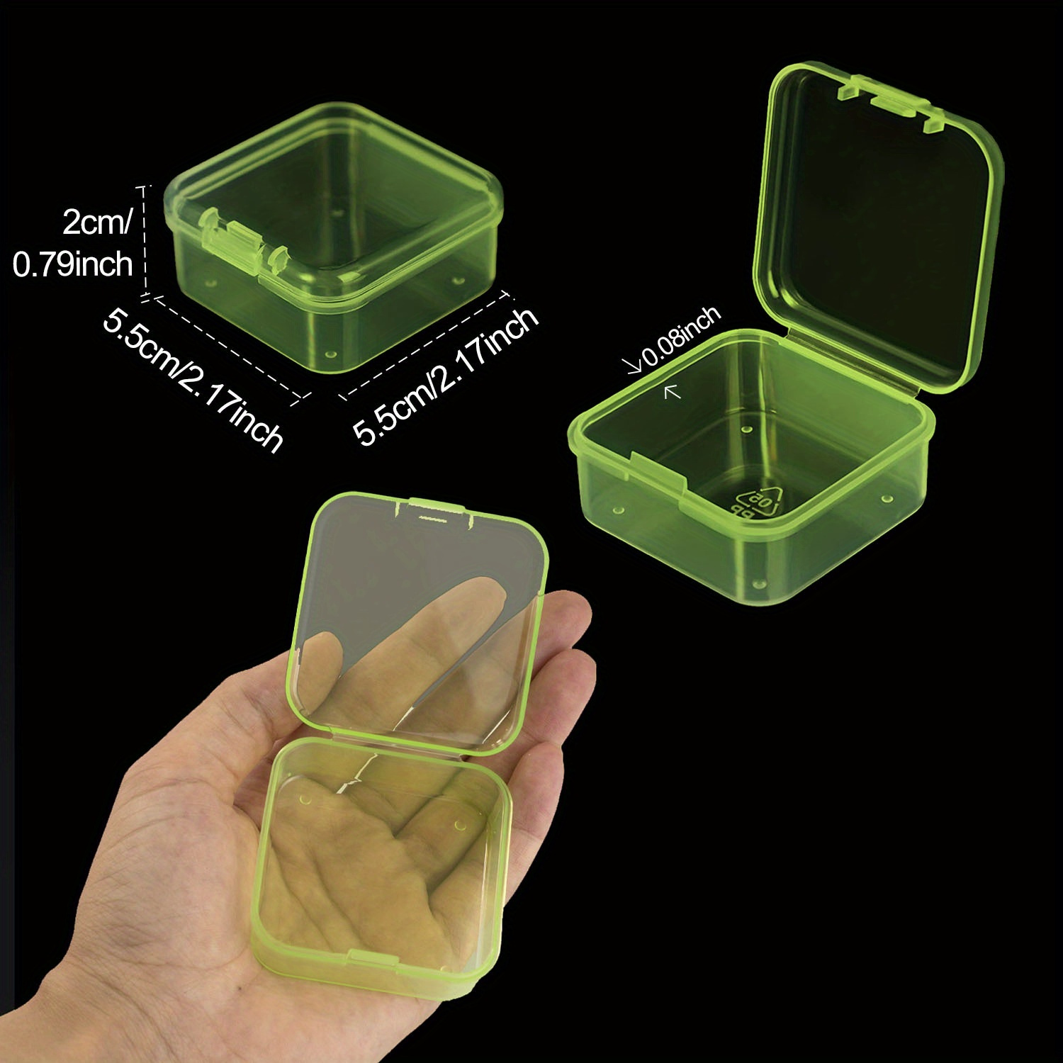 Color Transparent Storage Boxes – Stars Plast