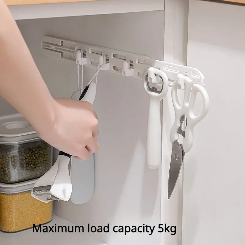 Retractable Hooks Wall Mounted Cabinet Top Panel Sticky - Temu