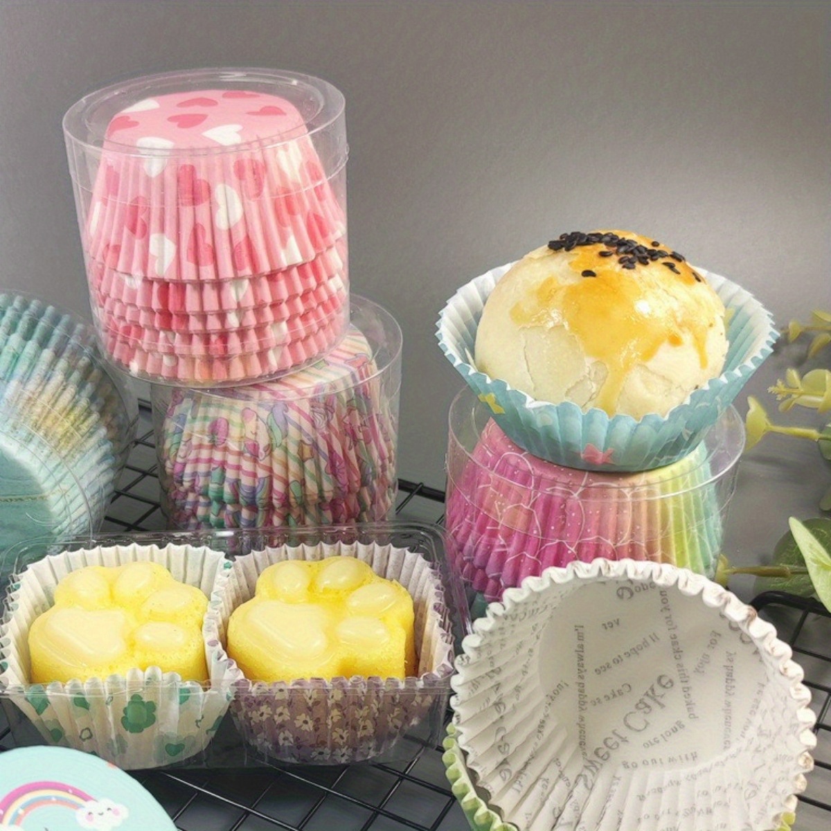 Baking Paper Cups, Cupcake Muffin Liners Wrappers Baking Cups