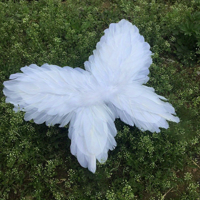 Angel Wings White Feather Stage Wing Luminous Style