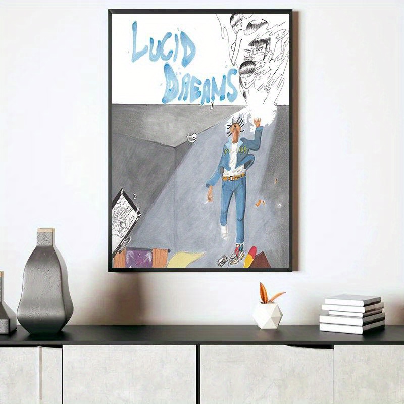 Canvas Music Album Cover, Canvas Picture Decor, Juice Wrld Painting