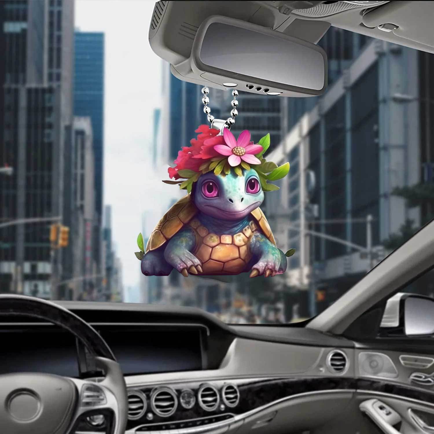 Lilo and Stitch, rear view mirror charm, car accessory