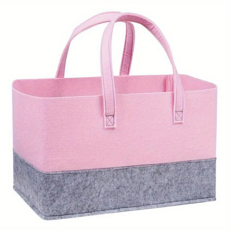 Large Capacity Foldable Tote Bag For Women, Ideal For Shopping And Miscellaneous Storage With Handles
