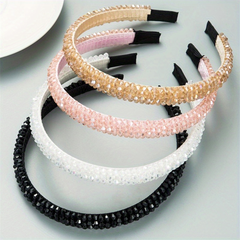 Firuilo Cerchietto per capelli con strass e strass