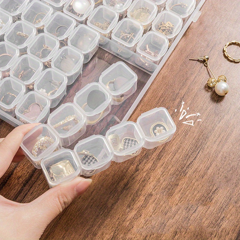 5 layer Jewelry Storage Box Transparent Rotation Portable - Temu