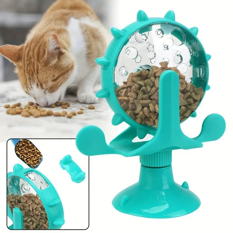1pc Pet Puzzle Toys Interactive Cat Toy Slow Feeder For IQ