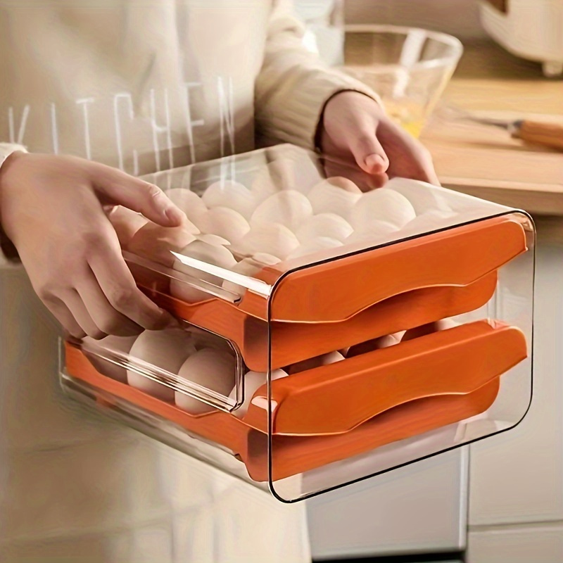 1 Pieza Soporte Huevos Refrigerador Portador Bandeja Huevos - Temu