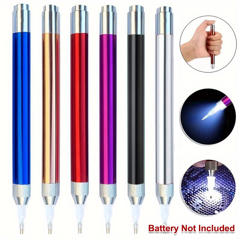 Diamond Painting Pens With Light 5d Diamond Painting Art Pen - Temu