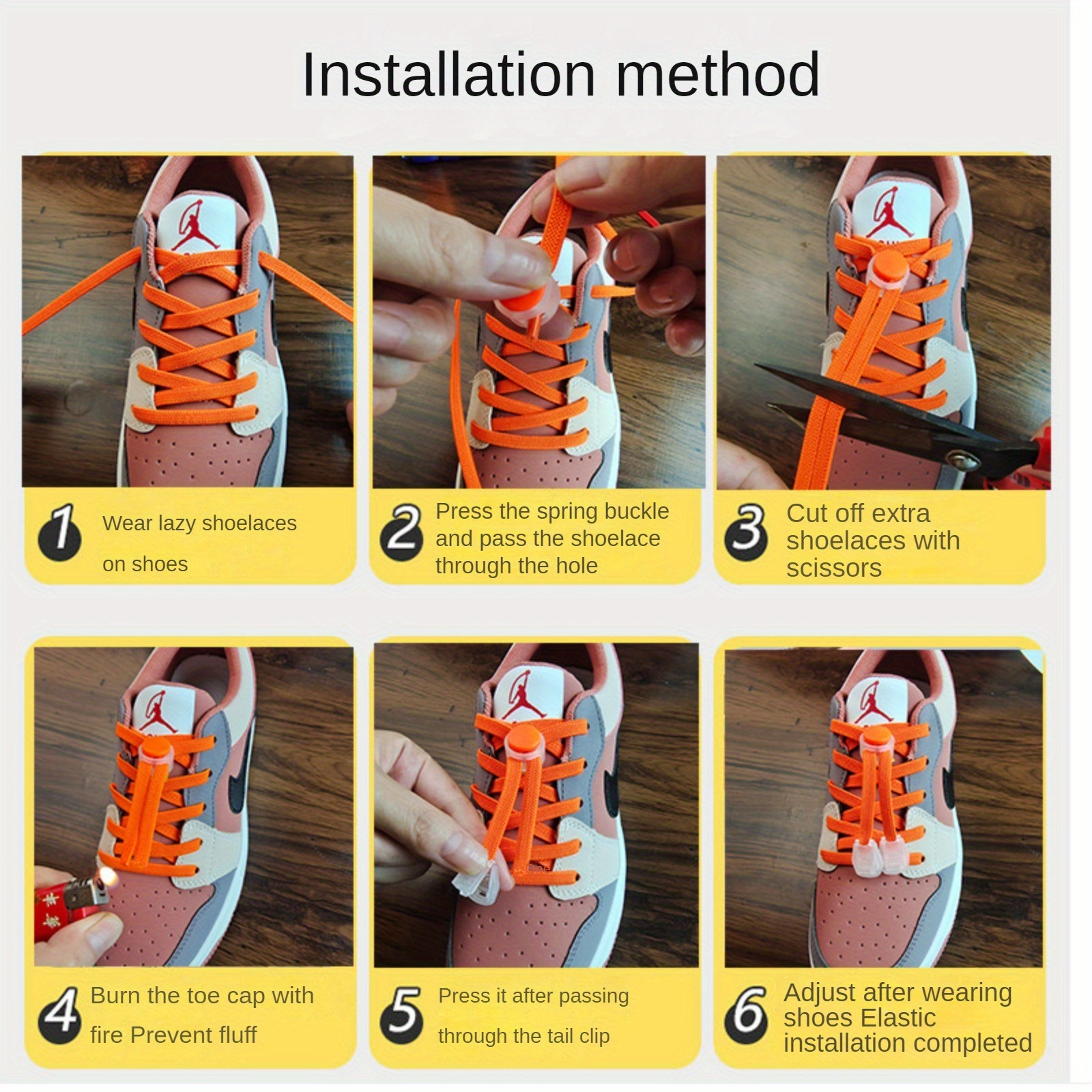 Lazy Shoelace Buckles Tie Free Elastic Fastener Accessories - Temu
