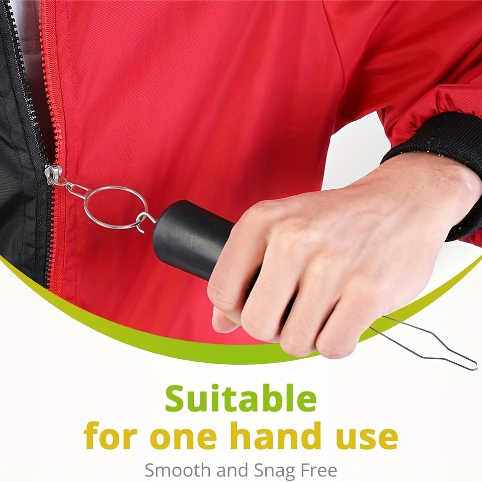 Button Hook and Zipper Pull Helper,Button Assist Device Helper Tool-One  Hand Dressing Aids for Easy Button,Shirt Button Hook Tool - Gift for  Disabled