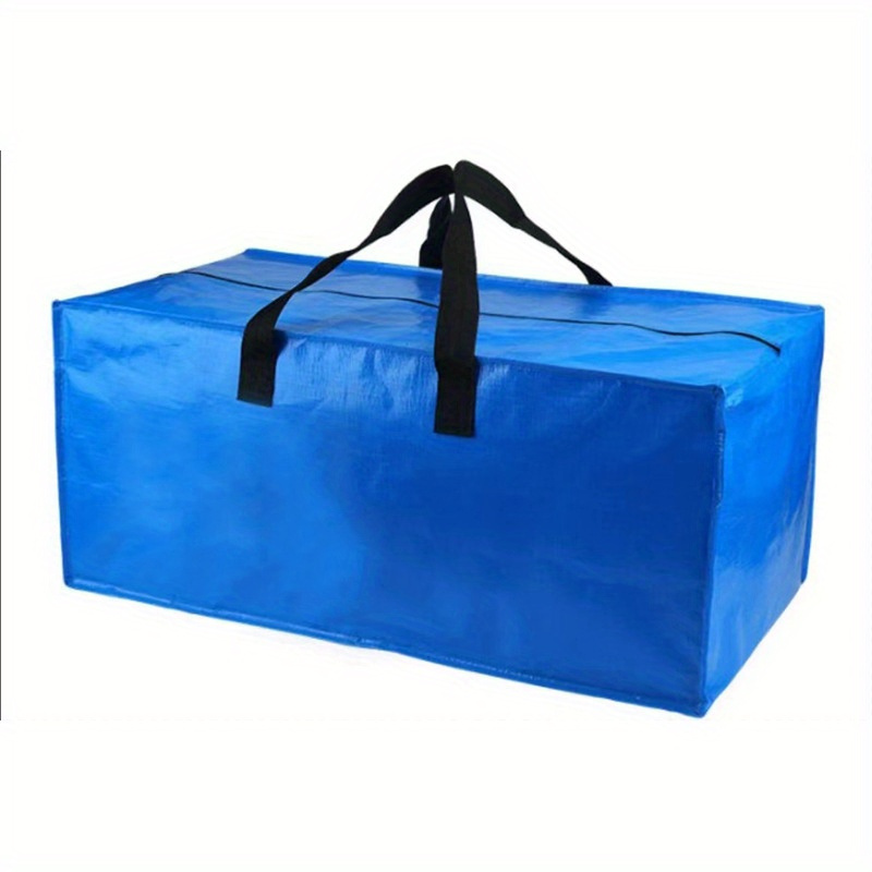 2PCS Heavy Duty Extra Large Storage Bags Blue Moving Bag for