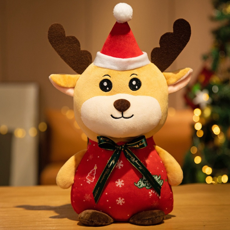 5 Style Christmas Plush Toys Plush Santa Plush - Temu