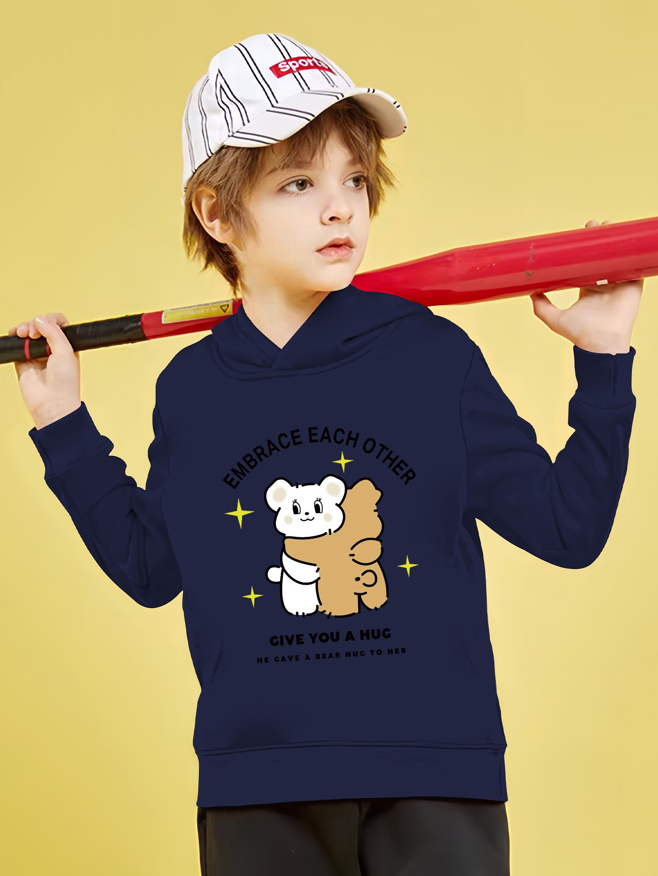 Anime Animals Print Boys Casual Pullover Long Sleeve Hoodies Temu