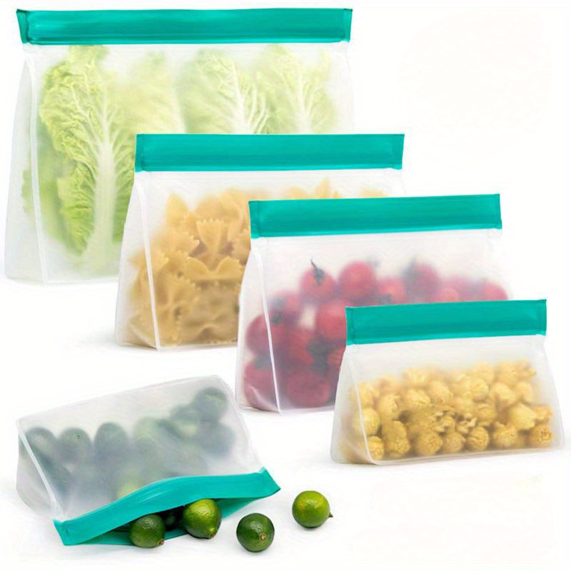 Reusable Leakproof Food Storage Bag For Nut Grain Vegetable - Temu