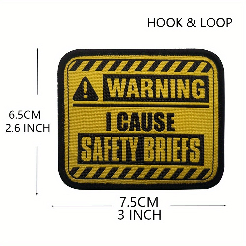 Warning I Have No Idea What I Am Doing Funny Patch Stickers - Temu