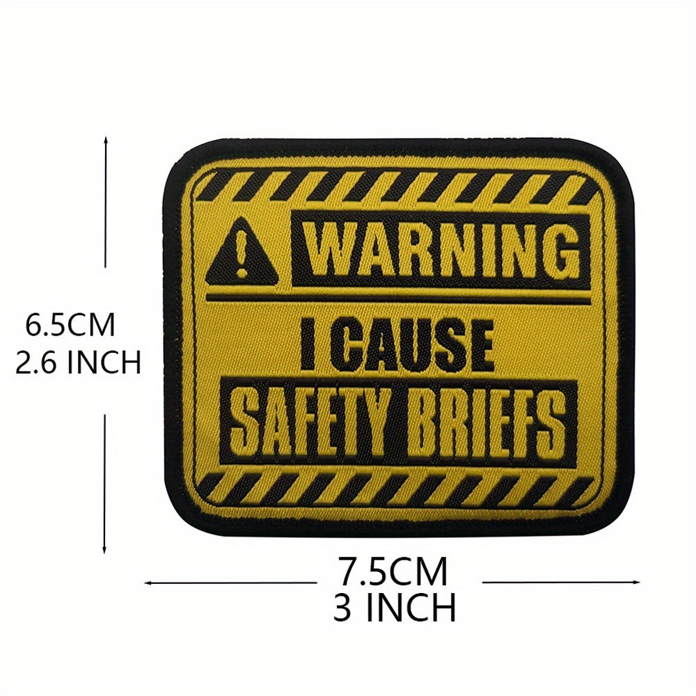 Warning I Have No Idea What I Am Doing Funny Patch Stickers - Temu