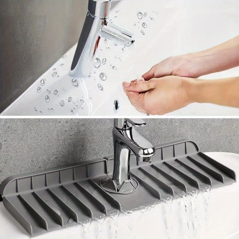 One Kitchen Drainer Mat Faucet Splash Proof Mat Kitchen Sink Drying Mat  Water Stopper