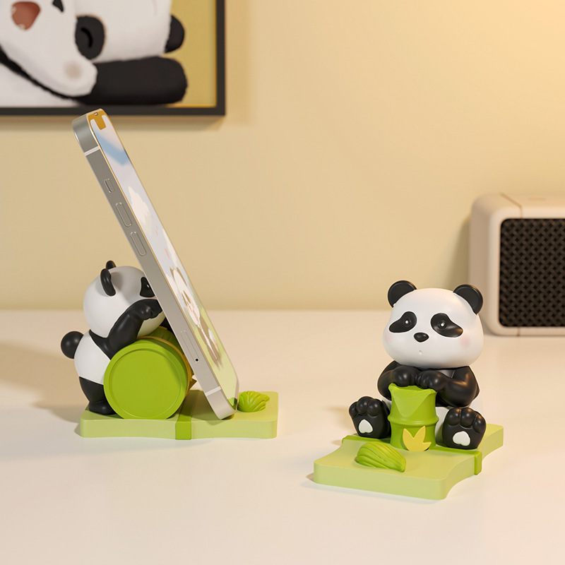  JARPSIRY Cute Panda Phone Stand for Desktop, Resin