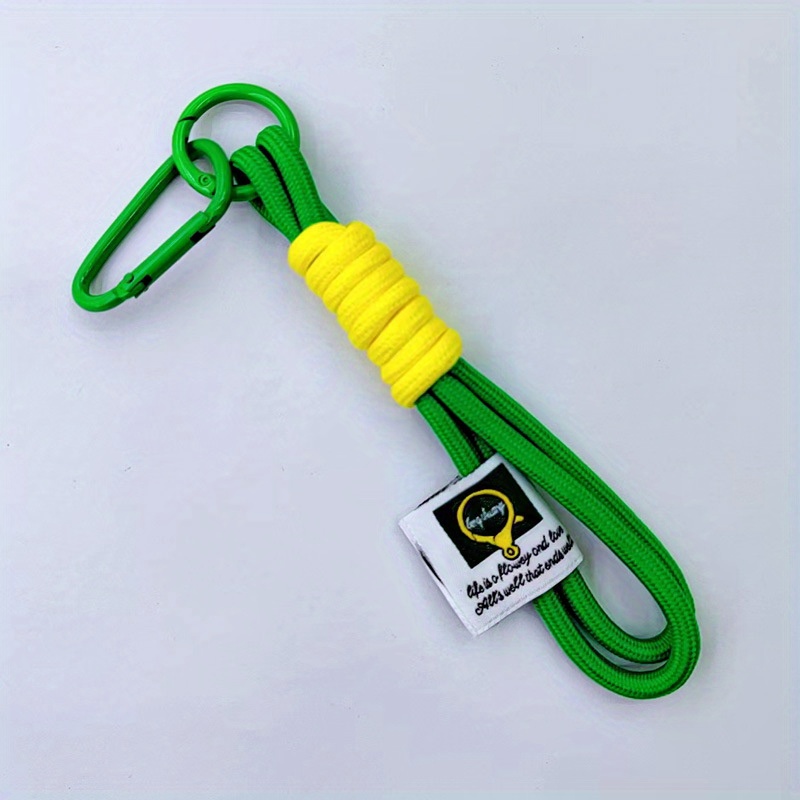 Weave Colored Ropes Men Women Keychains Climbing Hooks - Temu