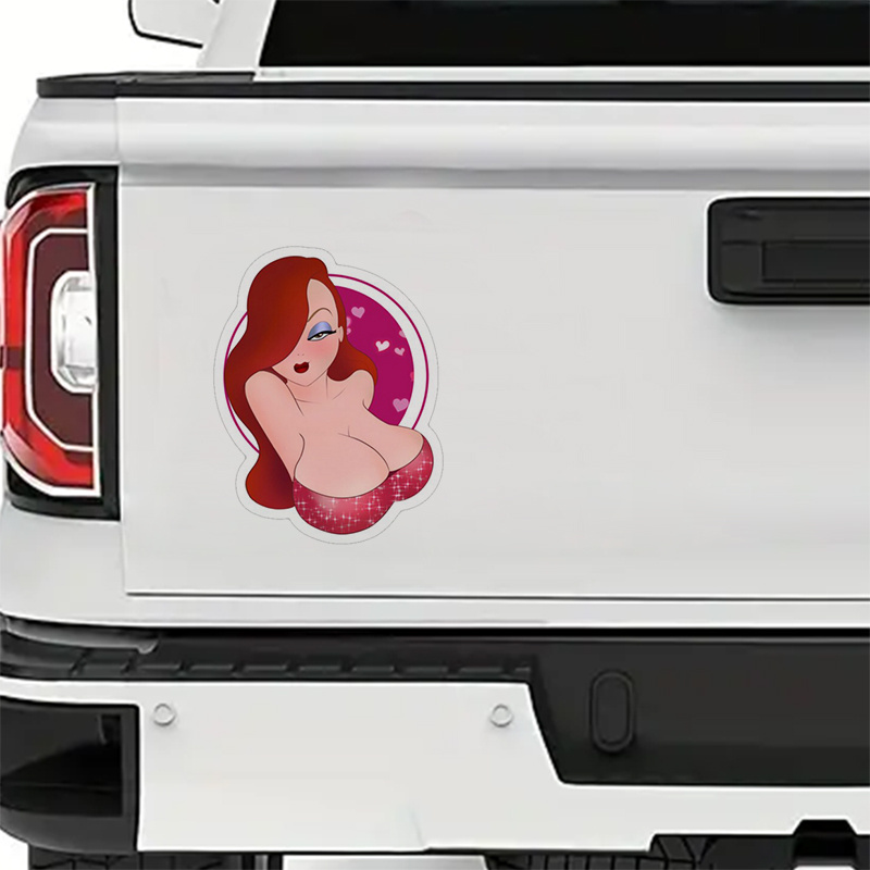  Jessica Rabbit Sticker - Peel and Stick Easy to Remove -  Sticker Graphic - Die Cut : Automotive