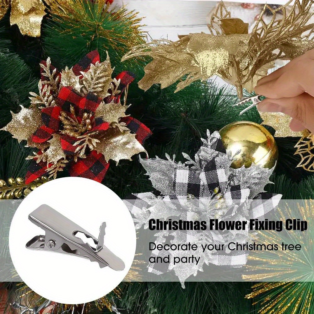 Mini Metal Clips For Christmas Halloween Flowers Tree Flower - Temu