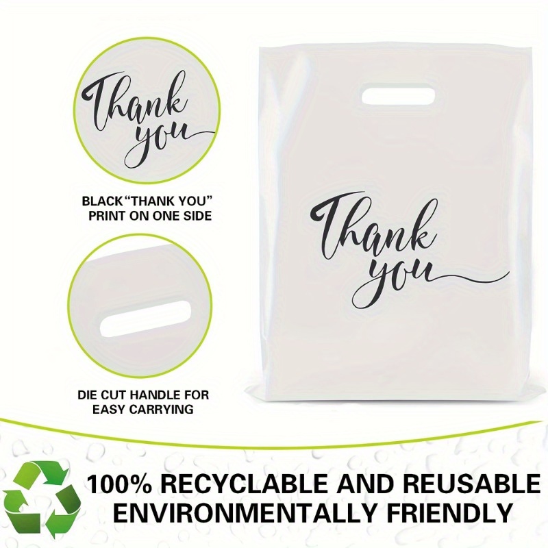 Thank you plastic bags wholesale hot sale