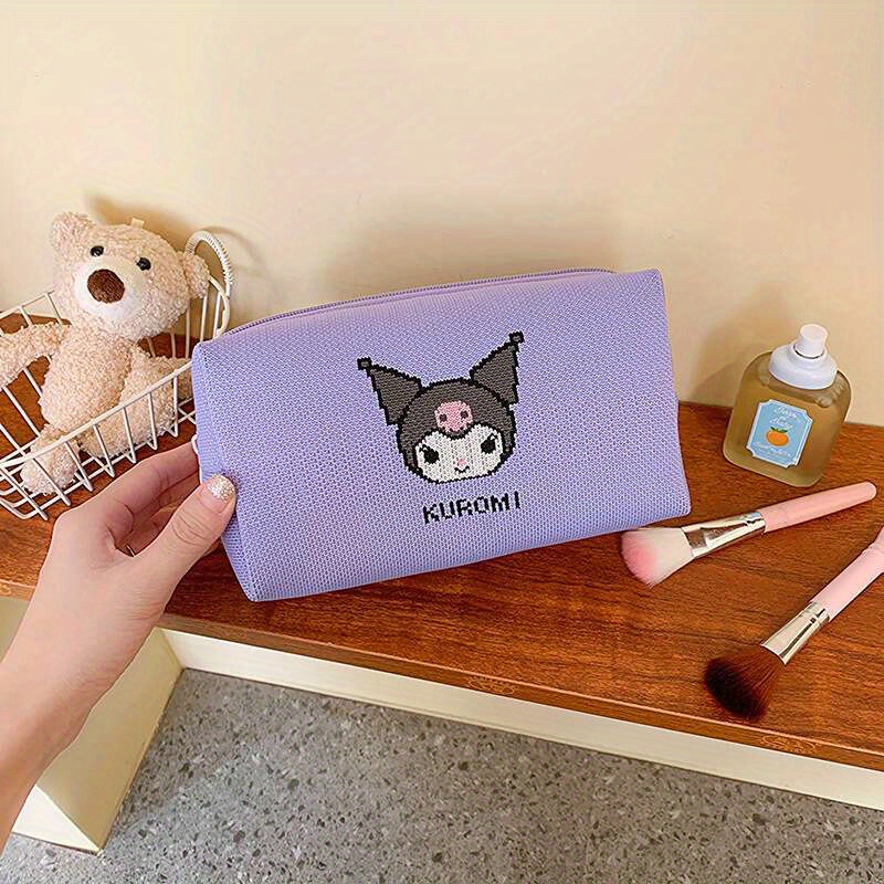 Kuromi My Melody Cinnamoroll Hello Kitty Cosmetic Makeup Bag Pencil Case  Storage