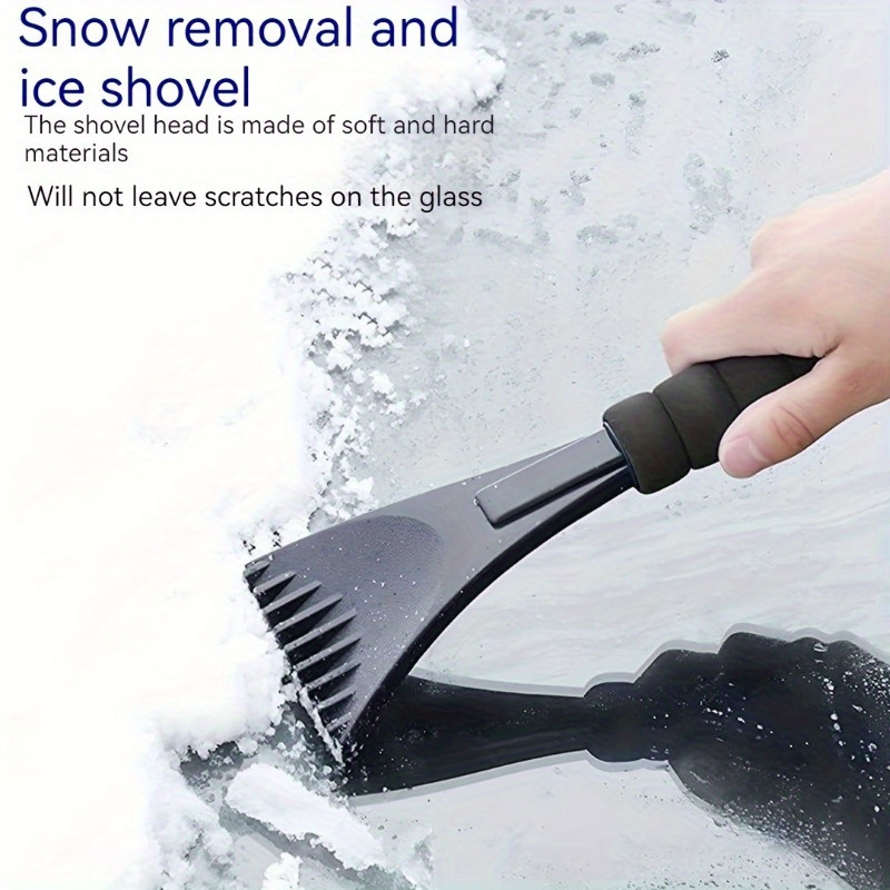 Snow Ice Scraper, Snow Brush Shovel For Car Windshield, Cleaning Scraping  Tool, Winter Tool - Temu