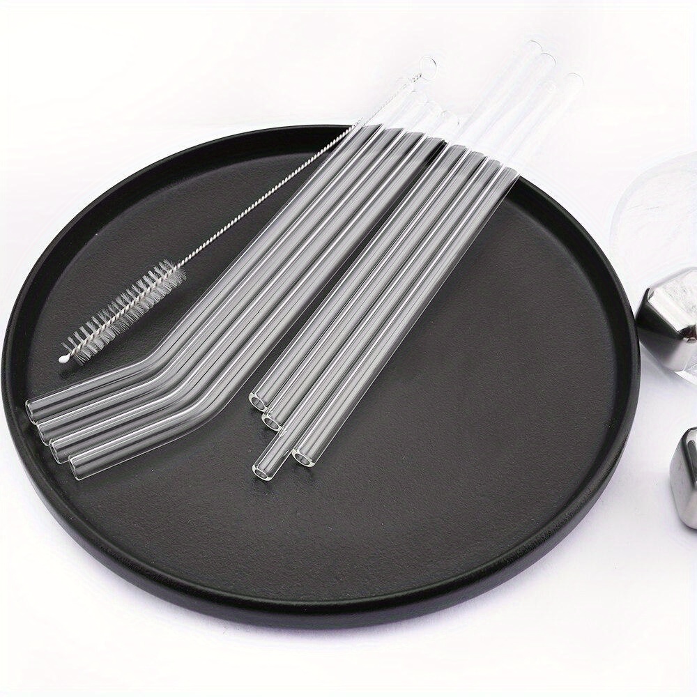 Pailles En Plastique (réutilisables) Rouge - Paquet De 10