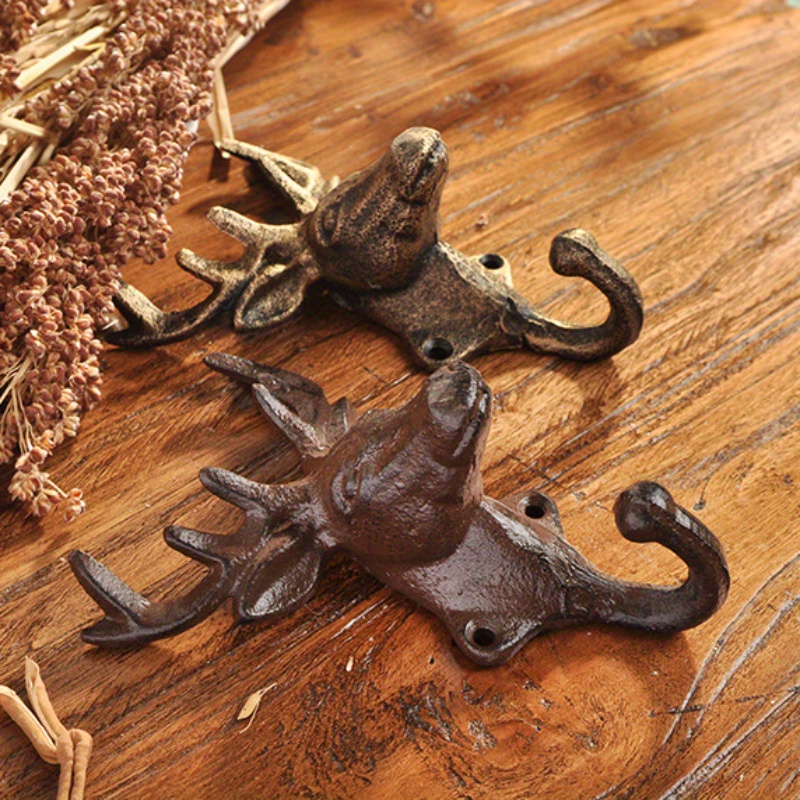 Functional Strong Heavy-duty Rust-proof cast iron animal wall hook