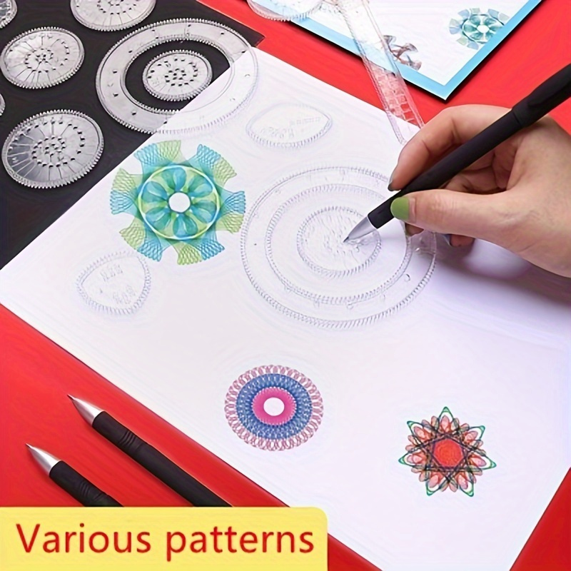 Rainbow scratch paper Art, Mandala art on Magic Colorful Drawing Book