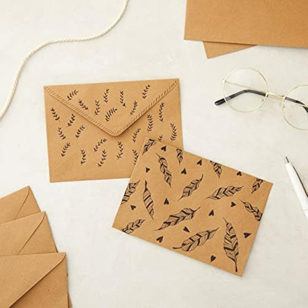 Kraft Envelopes brown Envelope A6 /a7 Invitation - Temu