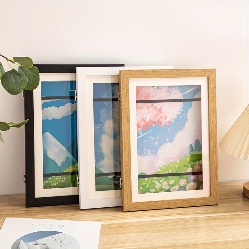 Acrylic Wooden Photo Frame Picture Frame Rustic Wooden Photo - Temu