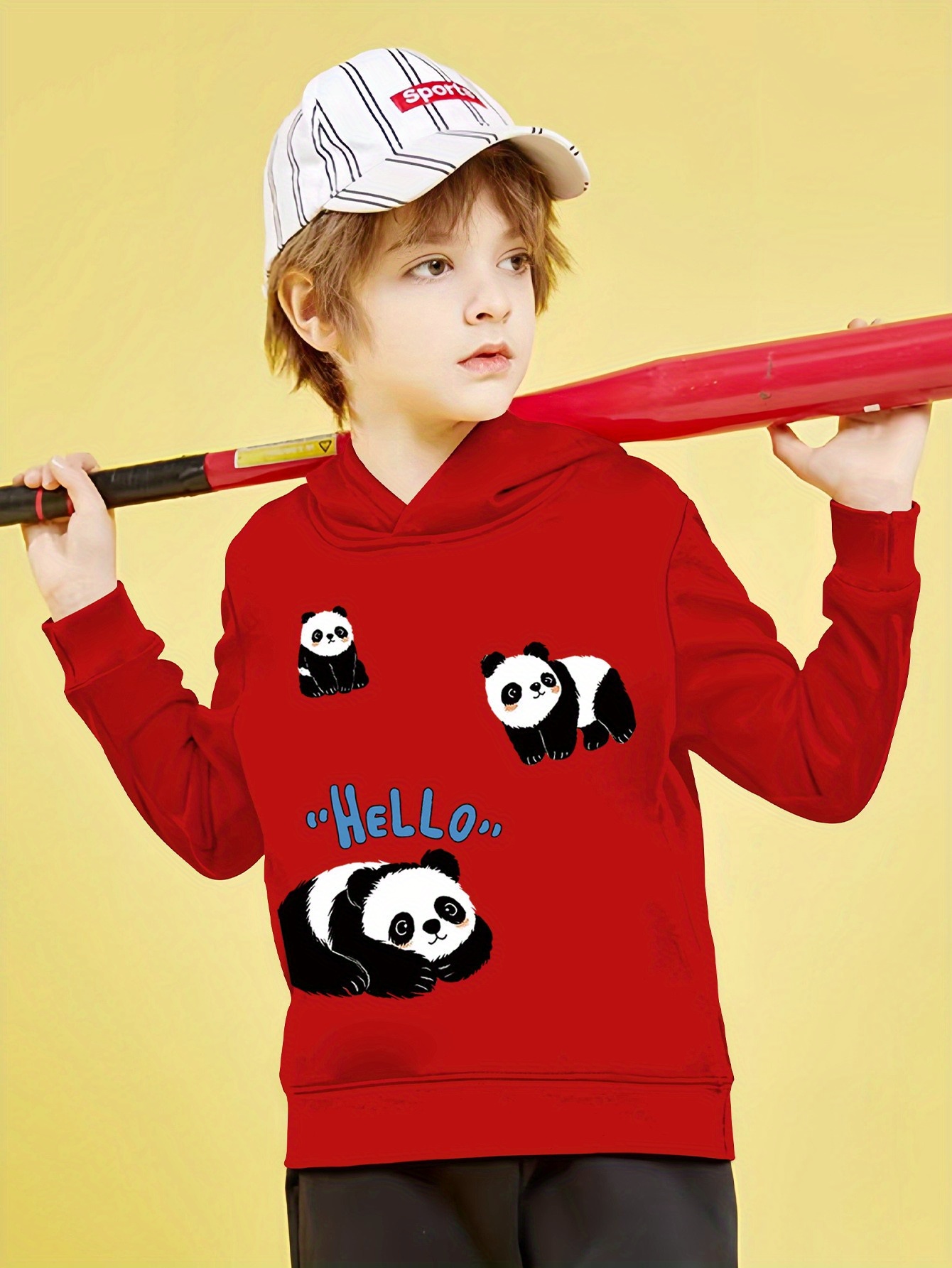 Cute top panda hoodie