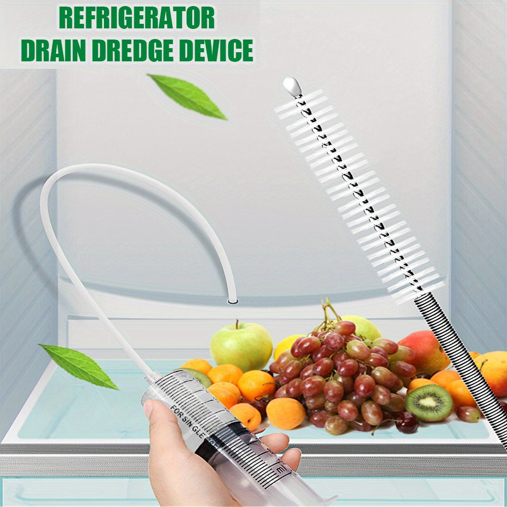 Refrigerator Drain Hole Clog Remover Dredge Cleaning Tools Fridge Hole  Brush Water Outlet Cleaner For Household Clean