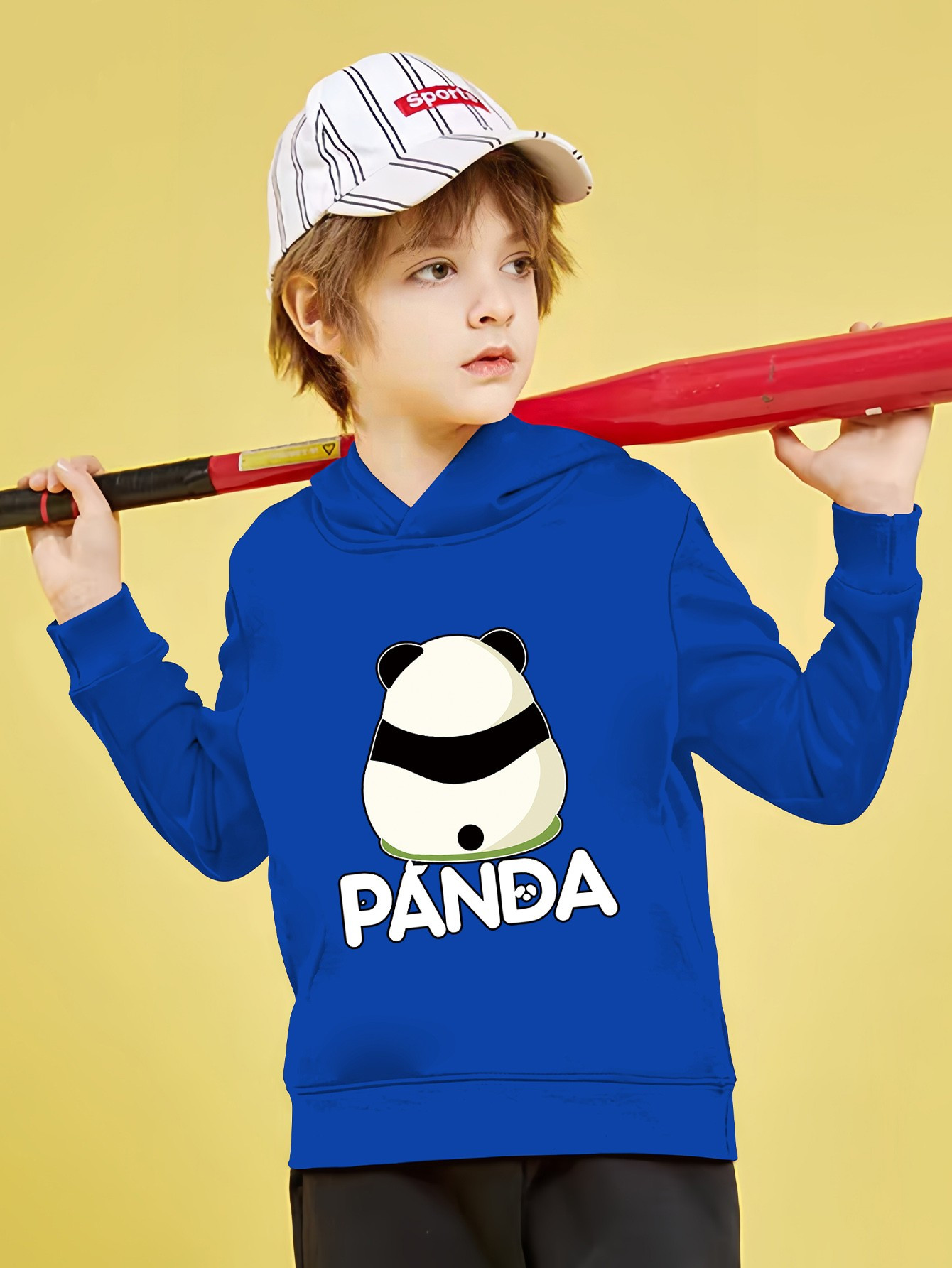 Manga Panda' Sudadera con capucha premium niño