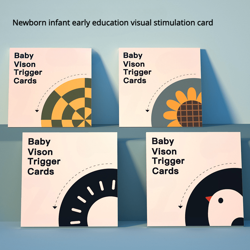 Black And White Cards Early Education Cards Training Newborn - Temu