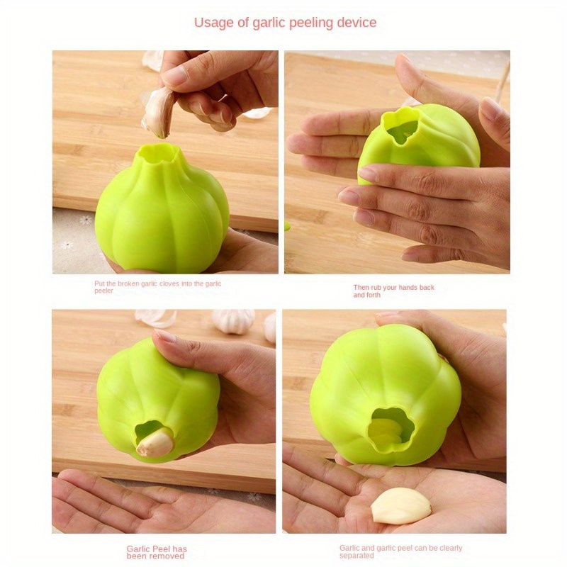 Garlic press + garlic peel - Kitchen tools 