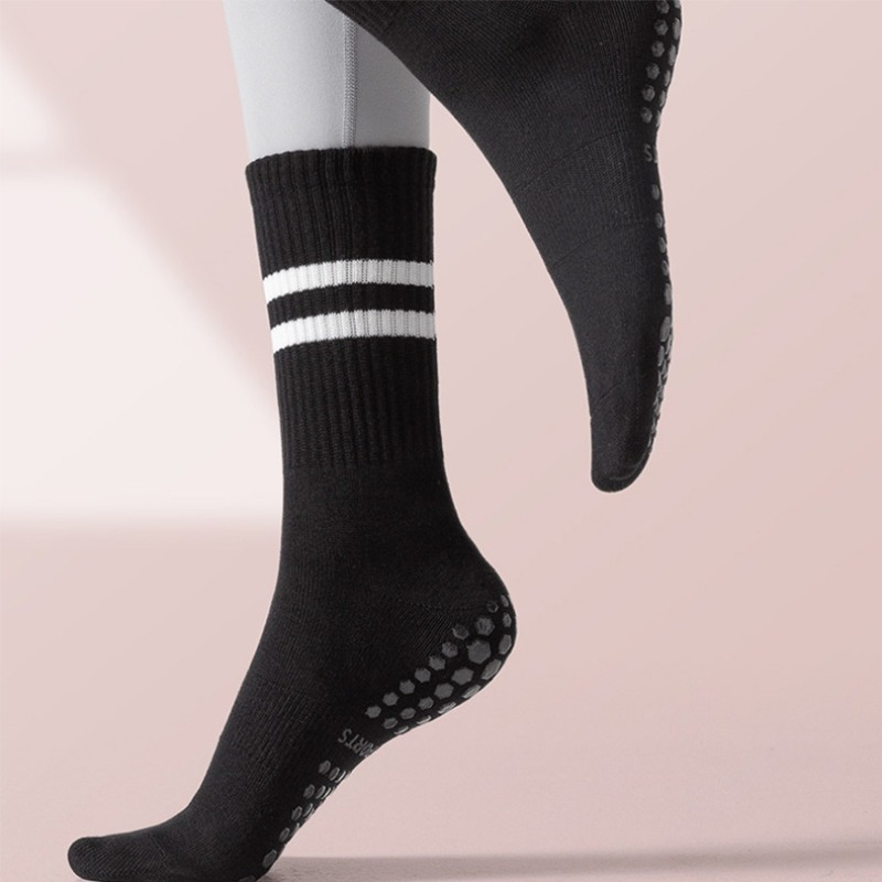 Professional Non slip Yoga Socks Breathable Striped Sports - Temu Canada
