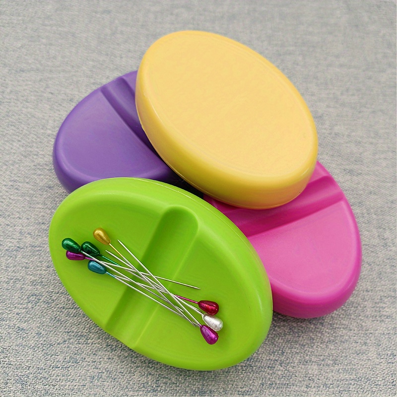 Wooden Needle Minder Magnetic Pin Cushion Sewing Pincushion - Temu