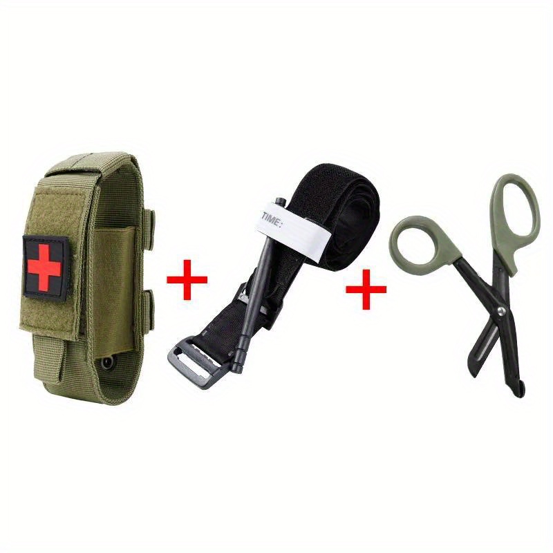 Kit de primeros auxilios táctico, bolsa de supervivencia al aire