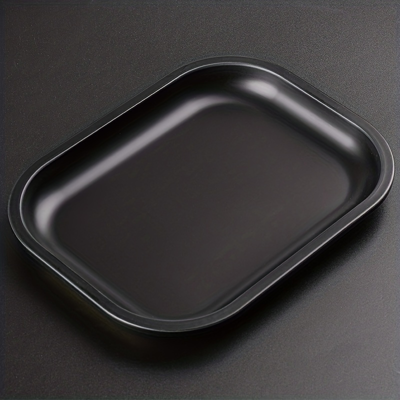 Tray Metal Rolling Tray (Black, 7 x 5.5)