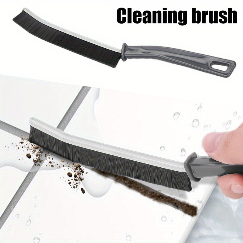 Hard Bristle Long Crevice Cleaning Brush Tool - Gap Cleaning Brush Round  Durable