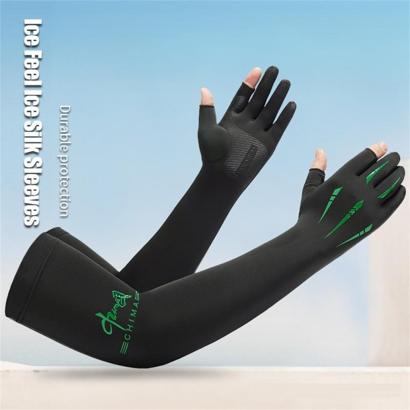 Ice Silk Sleeve For Outdoor Sports Cool Breathing, Sun Protective, And Warm  For Cycling, Riding, Training Summer Arm Length Gloves Included From Fg4r,  $2.26