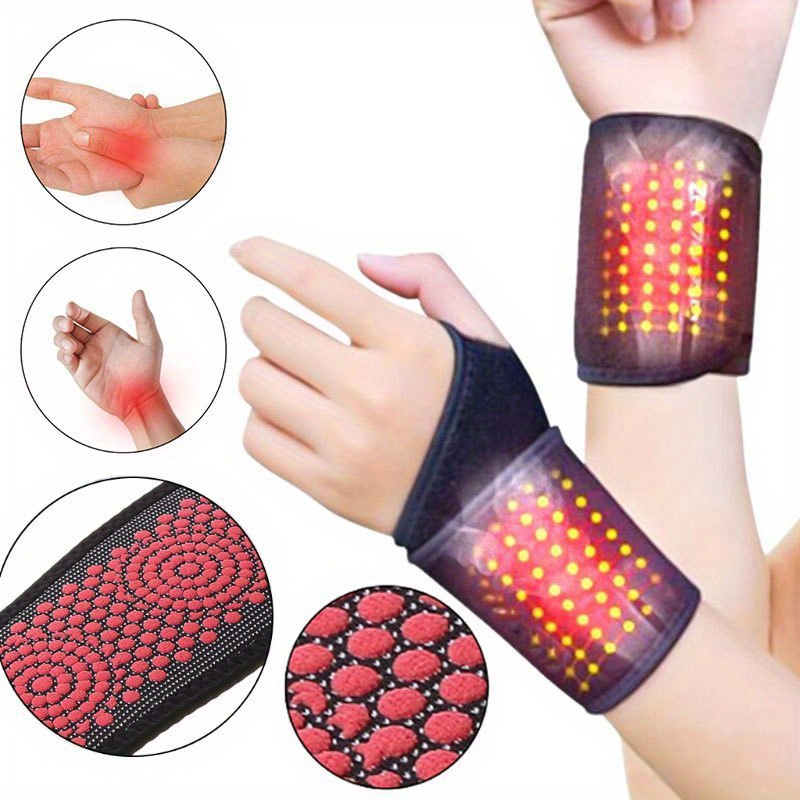 

1pc, Magnetic Wrist Brace Support, Adjustable Compression Wristband, For Joint Pain, Swelling, Tingling, Arthritis