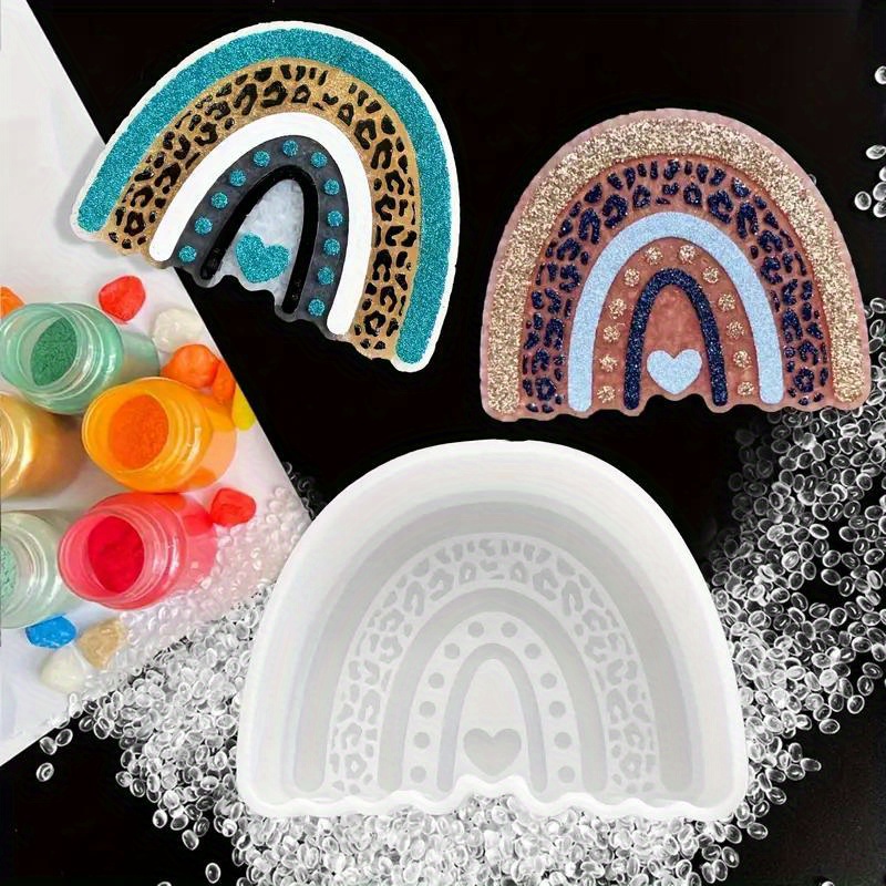 Moldes de resina de silicona para manualidades, platos de forma