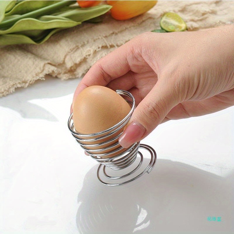Support souple en acier inoxydable pour œufs durs, outil de
