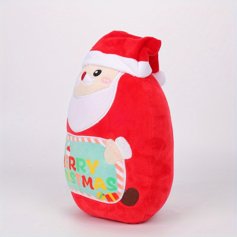 Merry Christmas Cute Santa Claus And Reindeer Plush Toys Christmas Pillow  Series - Temu